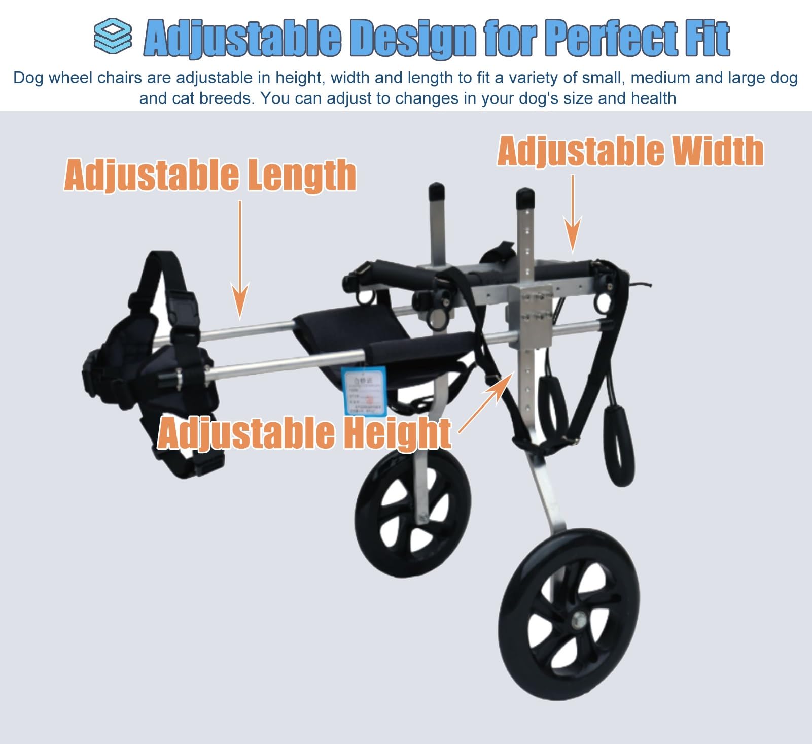 Dog Wheelchair 2XLサイズ Amazon.com: CMYUN M/L/XL/XXL/XXXL Extra Large Dog Wheelchair