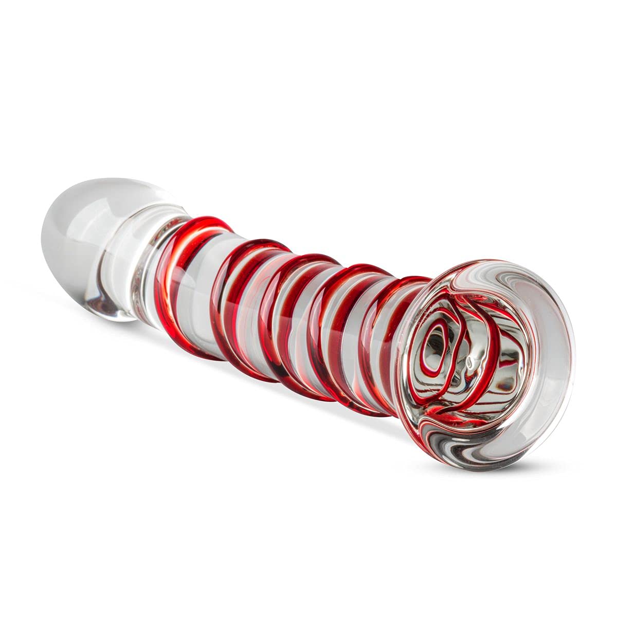 Gildo No. 15 Dildo di Vetro - Giocattoli Erotici - Replica del Pene- Plug Anale con Lunghezza 17.50 cm, Ø 2.80-3.50 cm