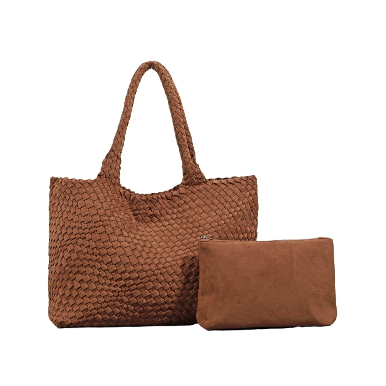 Sac à main marron et cabas bandoulière pour femme