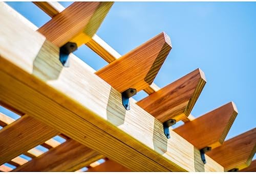 Miniatura 4 de Simpson Strong Tie Outdoor Accents Simpson Outdoor Accents APA21-90 2X ZMAX Acero Galvanizado Negro Polvo-Coat Ángulo de 90° (90 cajas)