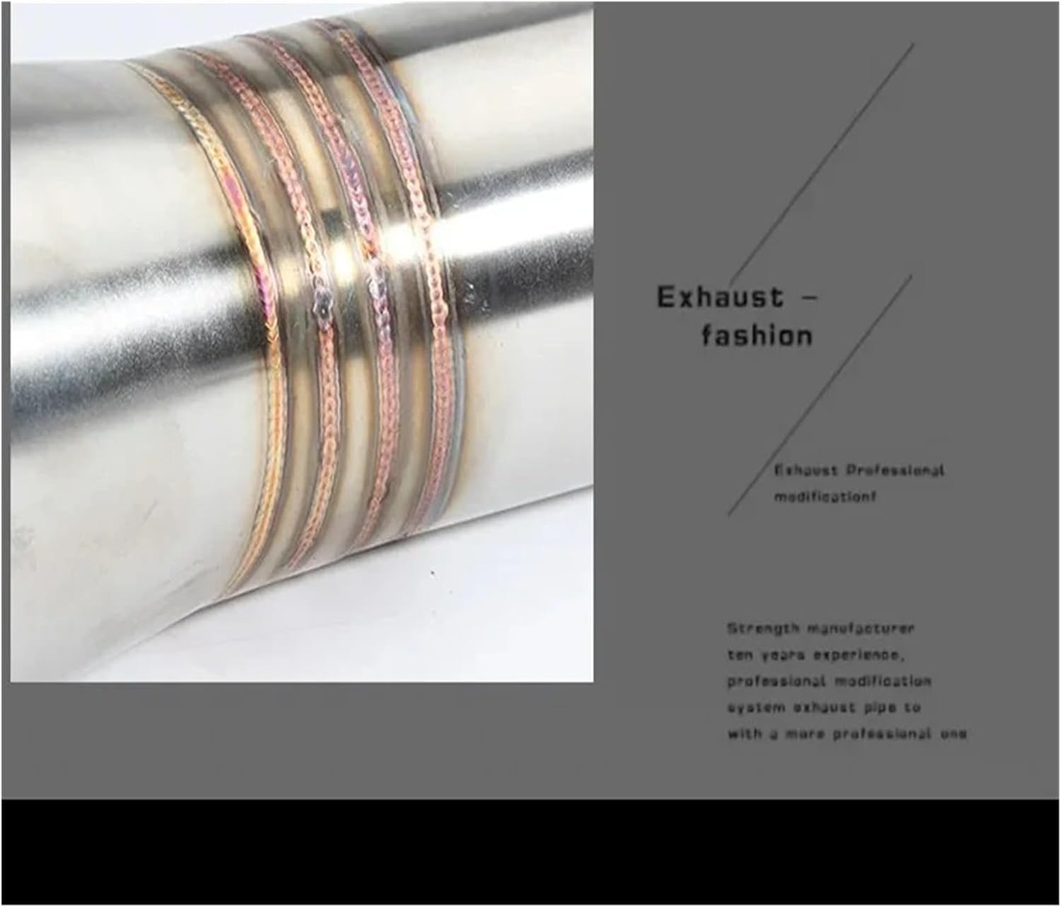 エキゾーストパイプ 排気管 K7 K8 に適合するZ800に適合する ZX6R ストレートエキゾーストパイプ 大排気量 51MM ス