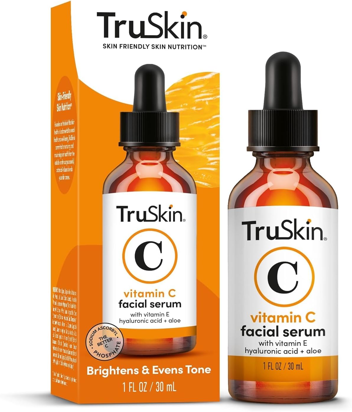 TruSkin Vitamin C Serum For Face – Anti Aging Formula with Vitamin C, Hyaluronic Acid, Vitamin E – Brightening Serum – Improve Appearance of Dark Spots, Tone, Fine Lines & Wrinkles, 1 Fl Oz TruSkin Vitamin C Serum For Face – Anti Aging Formula with Vitamin C, Hyaluronic Acid, Vitamin E – Brightening Serum – Improve Appearance of Dark Spots, Tone, Fine Lines & Wrinkles, 1 Fl Oz
