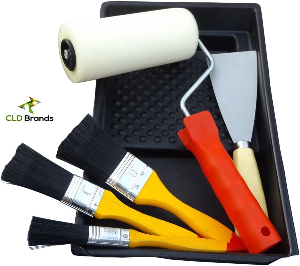 CLD 6-Piece Paint Tray Set with Painter's Tape