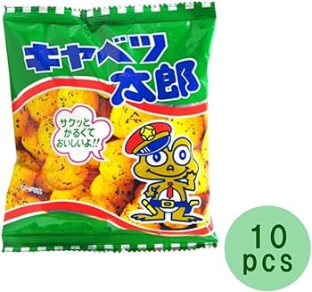 Amazon.com: Kyabetsutaro Japanese Sauce Taste Snack 0.5oz 10Bags