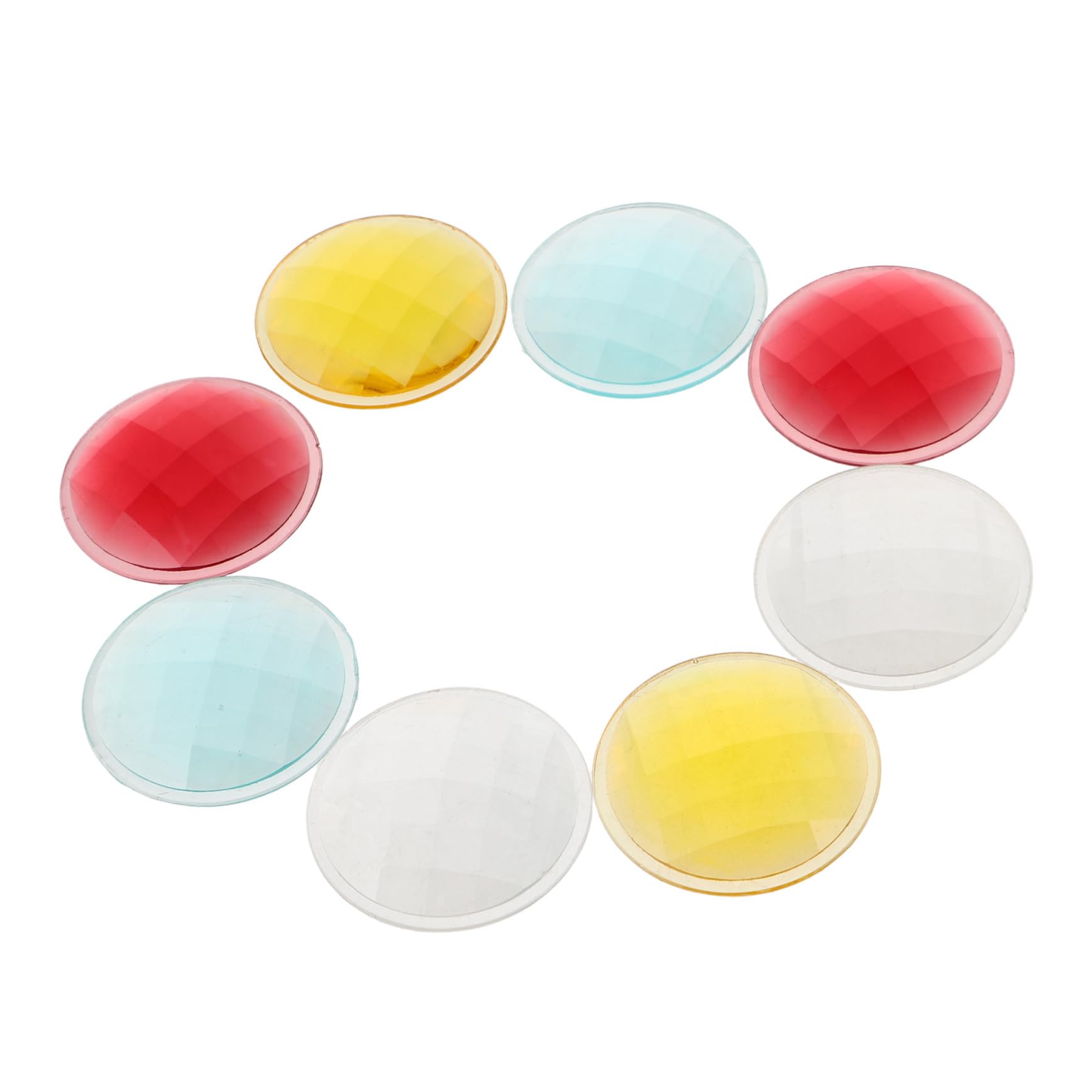 FELTECHELECTR Kaleidoscope Boys and Girls Toy 8pcs High Definition Prism Lens Set for DIY Kaleidoscope Making Kit