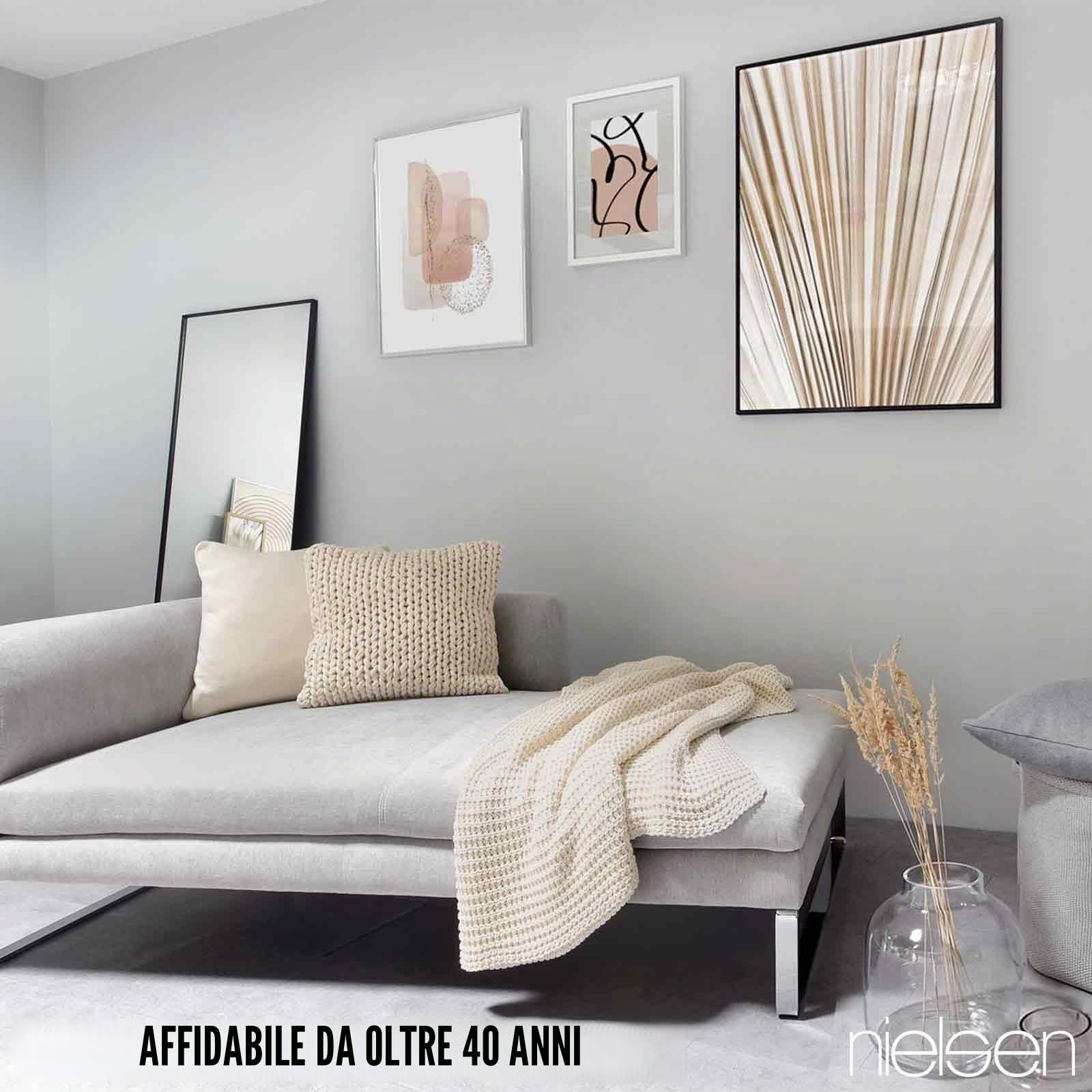 Coperta Alen lavorata a maglia, 150 x 200 cm, sabbia, 100% cotone, Ökotex
