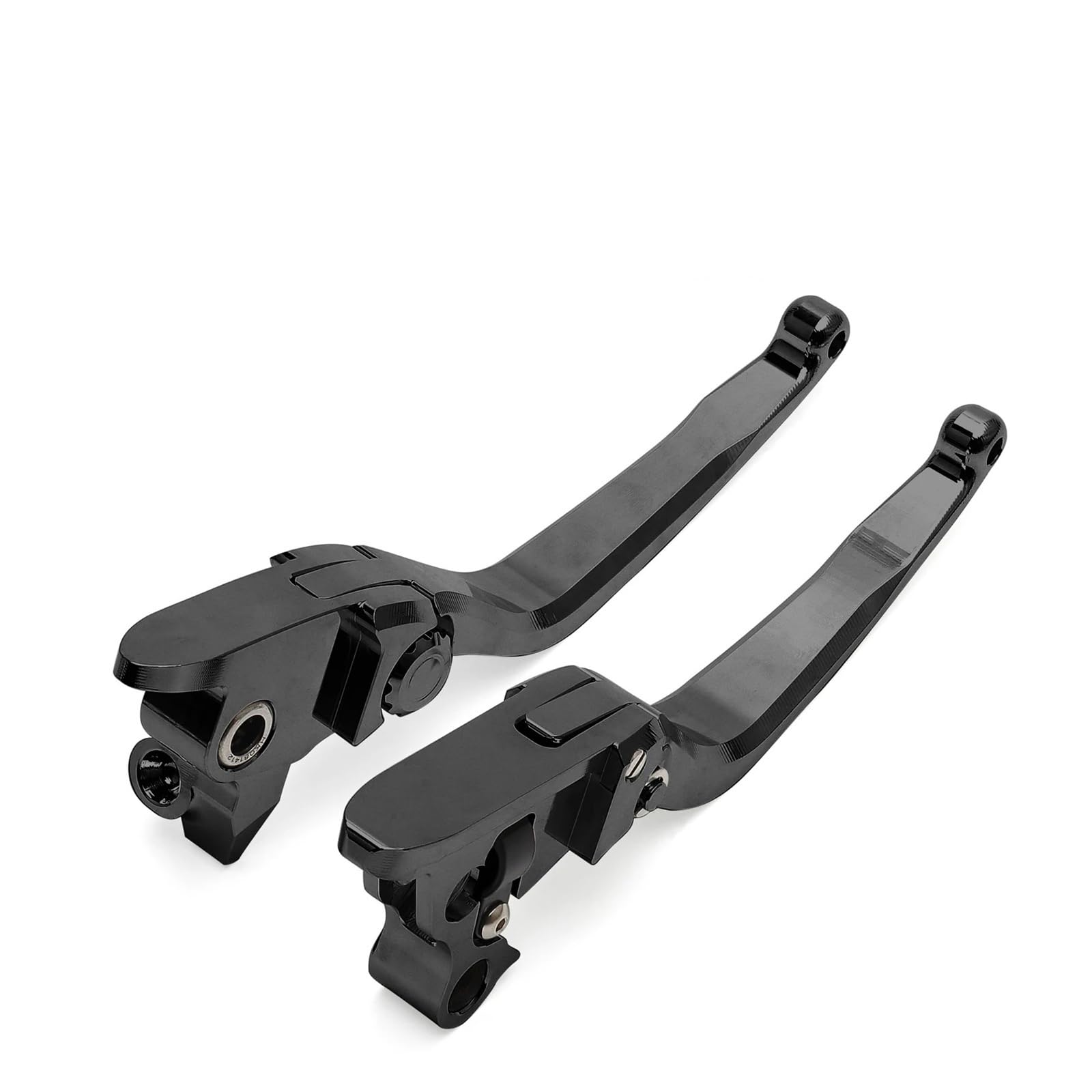 Palancas de freno y embrague negras para motocicleta Harley Touring 2008-2013 corta