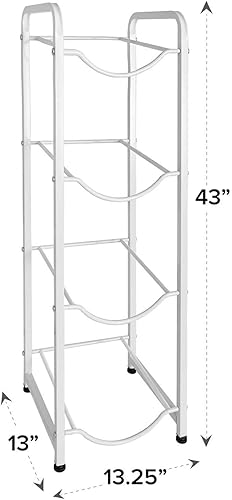 Miniatura 10 de BRIO Soportes de galón de una sola columna (WHITE) (3-TIER)