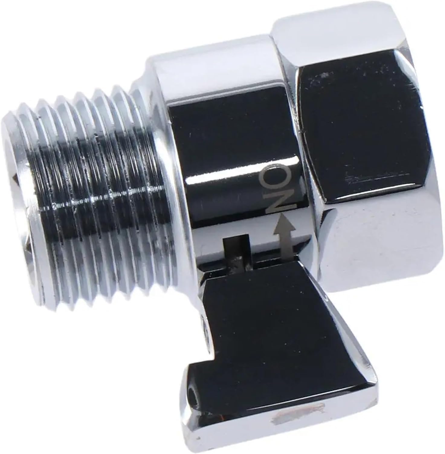 Durable Brass Shower Flow Control Angle Valve 240V Ceramic Silver Brass Handheld Direct Valve Valve Water Pressure Regulator