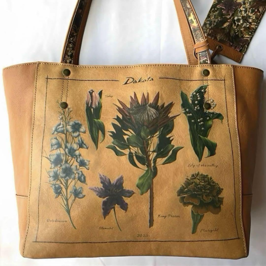 Amazon.co.jp: Dakota ダコタ チーザレ 2023 植物図鑑柄 ボタニカル