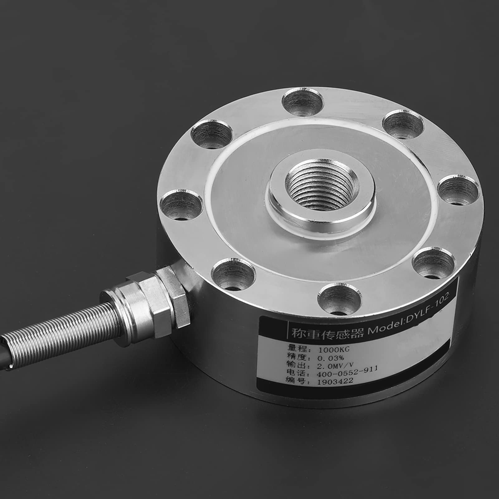 Celda de carga tipo radio DYLF sensor de pesaje 102 varilla de tracción para balanza industrial transductor de tensión y presión 0 a 1000 kg