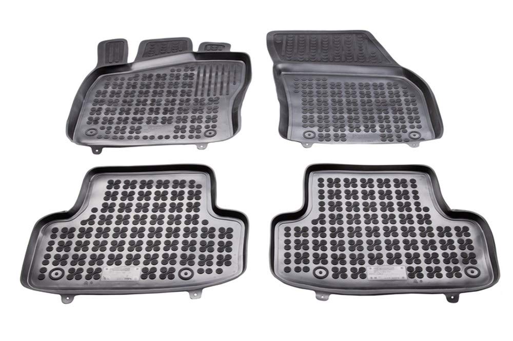 MTM Tappetini Gomma per Skoda Karoq 2017- Design a Vaschetta, su Misura con Bordi Rialzati cod. 3D 7637