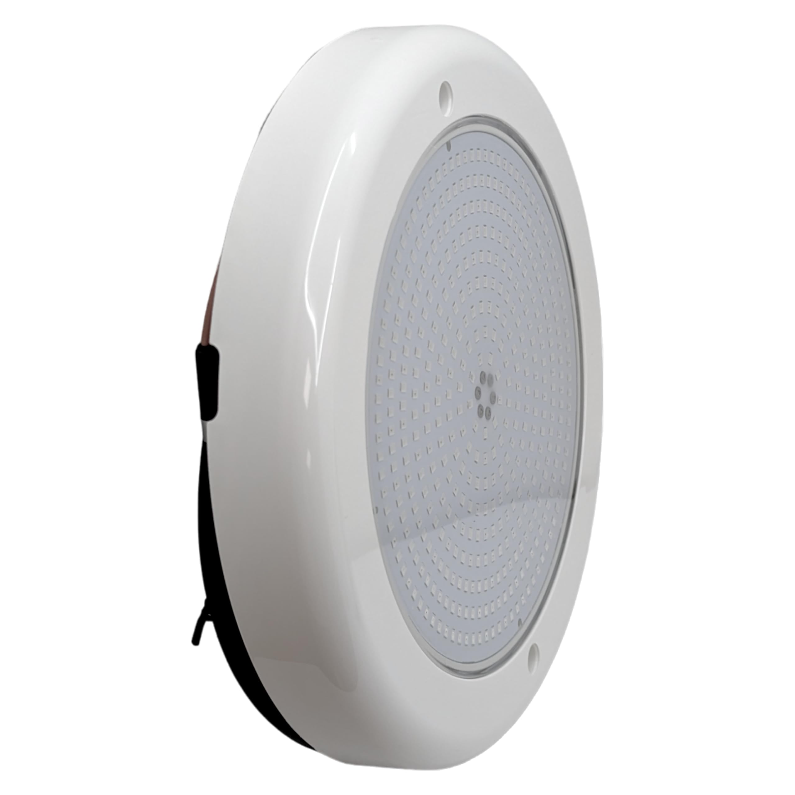 Spot LED pour piscine en fibre 30 W extra plat AC/DC, lumière submersible, RGB (2 ou 4 fils) ou blanc, garnissage en résine sans air (RGB ON/OFF (2 fils)