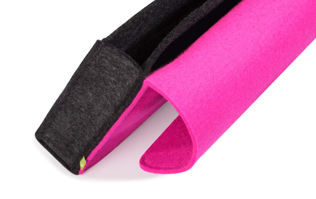 Wala Schwangerschaft und Stillzeit Taschenapotheke gefüllt mit 9 Naturheilkunde-Arzneimitteln, Tasche handgemacht aus echtem Filz (pink), inklusive Wala Ratgeber Schwangerschaft und Stillzeit