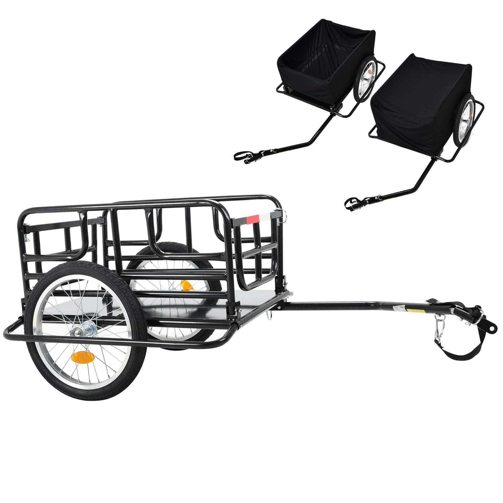 Evcitn Foldable Bike Cargo Trailer Upgraded