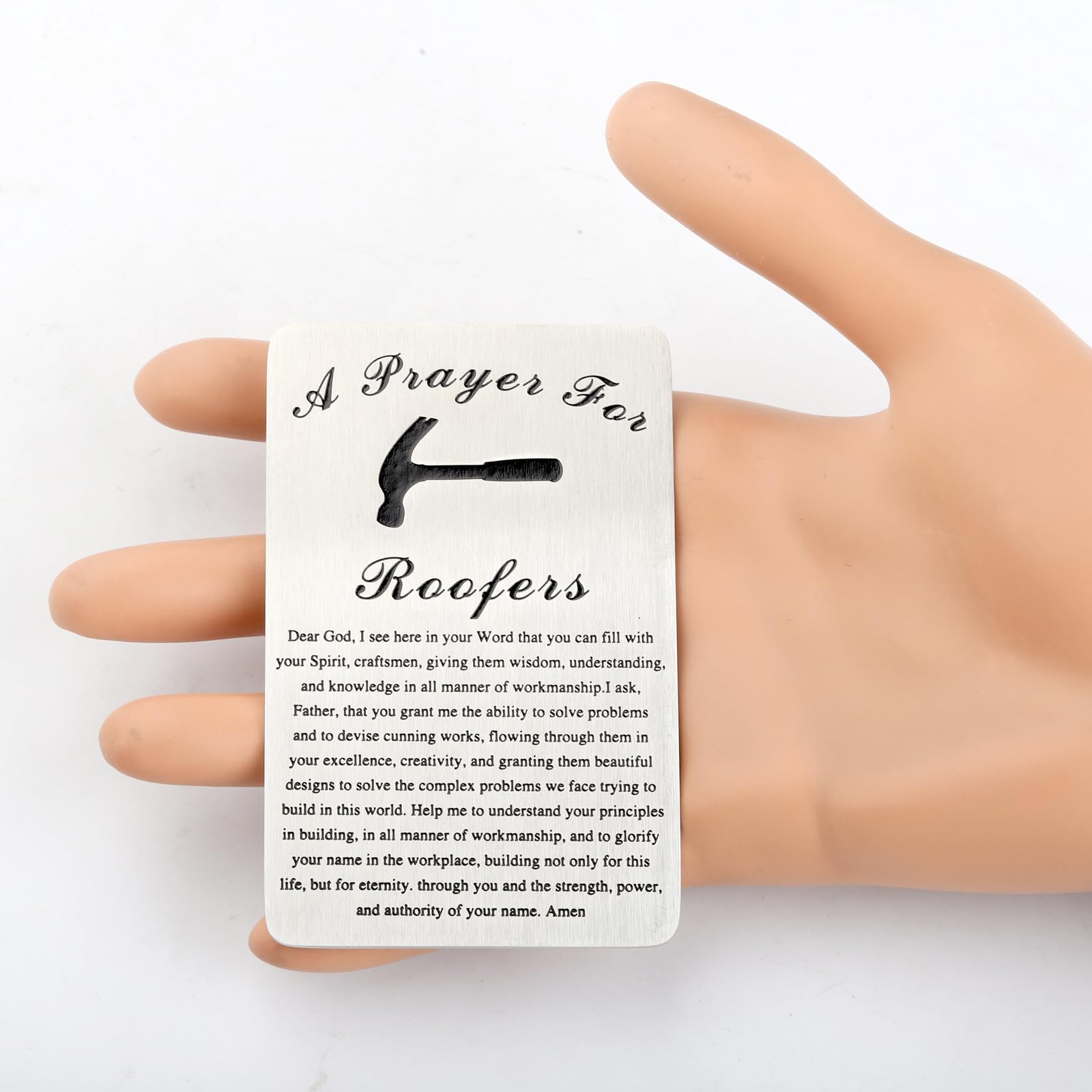Panneau LED Personnalisé - Maître Couvreur, Charpentier, Artisan - Cadeau Déco