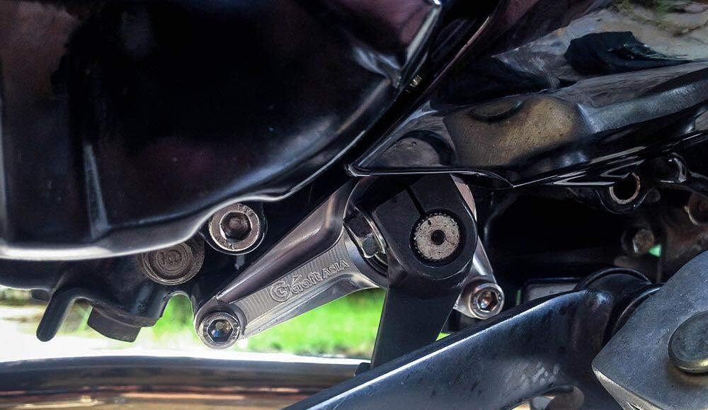 Left Gear Shift Lever Shifter Stabilizer Compatible with MSX 125 MSX 125SF Grom 125 2013-2019 (Gold)