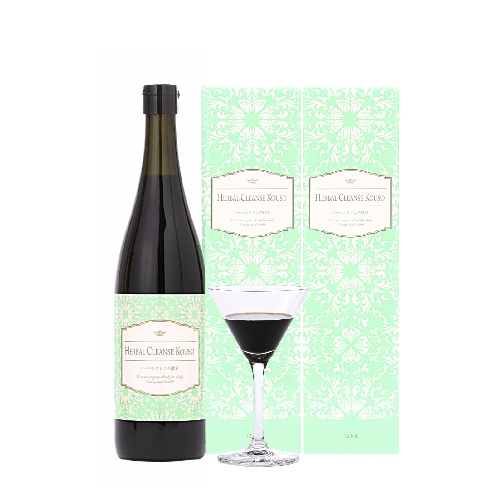 Amazon | ハーバルクレンズ酵素 720ml×2本 無添加 酵素ドリンク