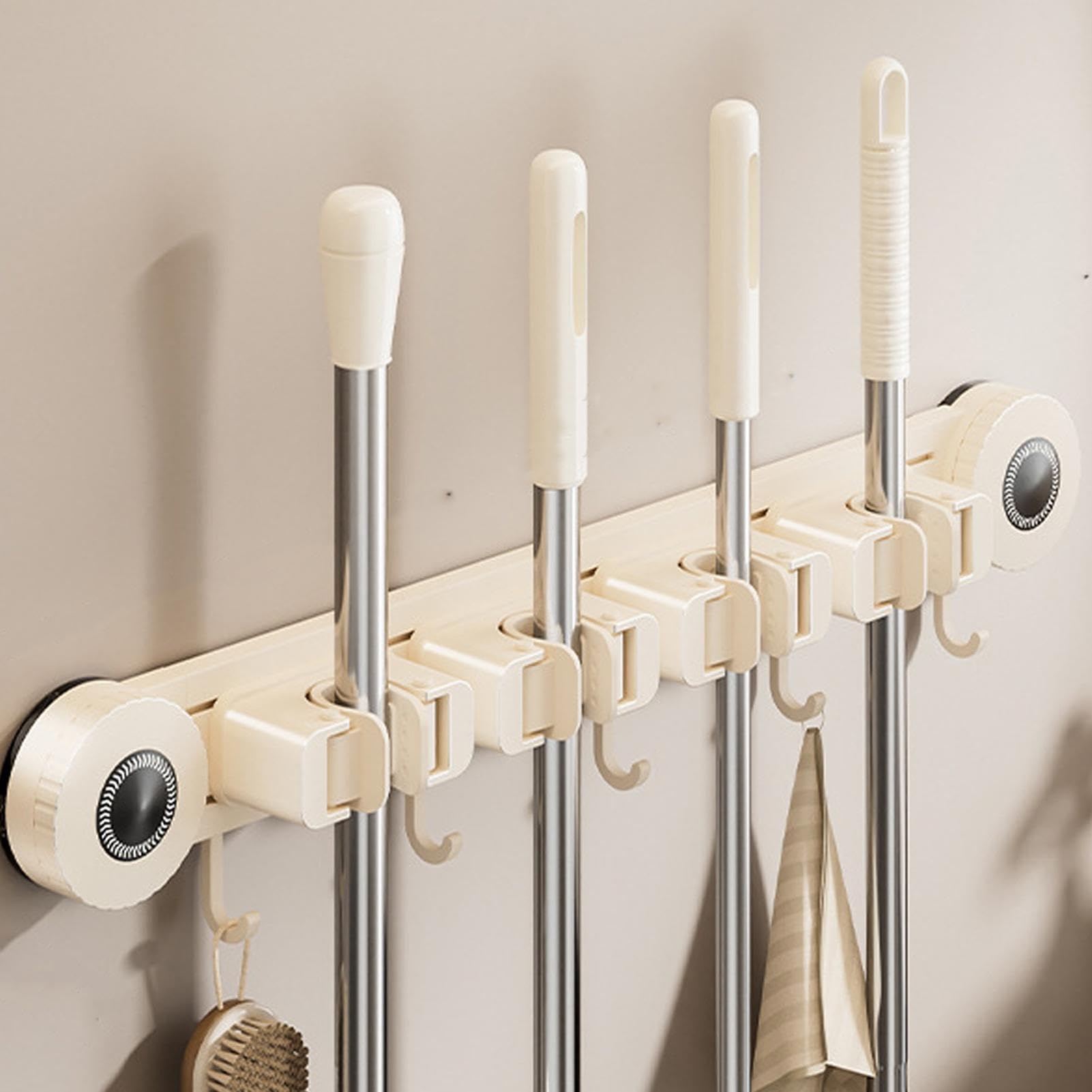 Porta Scope E Resistenti Supporti Multiuso Con Impieghi Pesanti | Supporti Per Attrezzi Da Pulizia Domestica Adatto A Casa Dormitorio Ufficio Camera Da Soggiorno Bagno