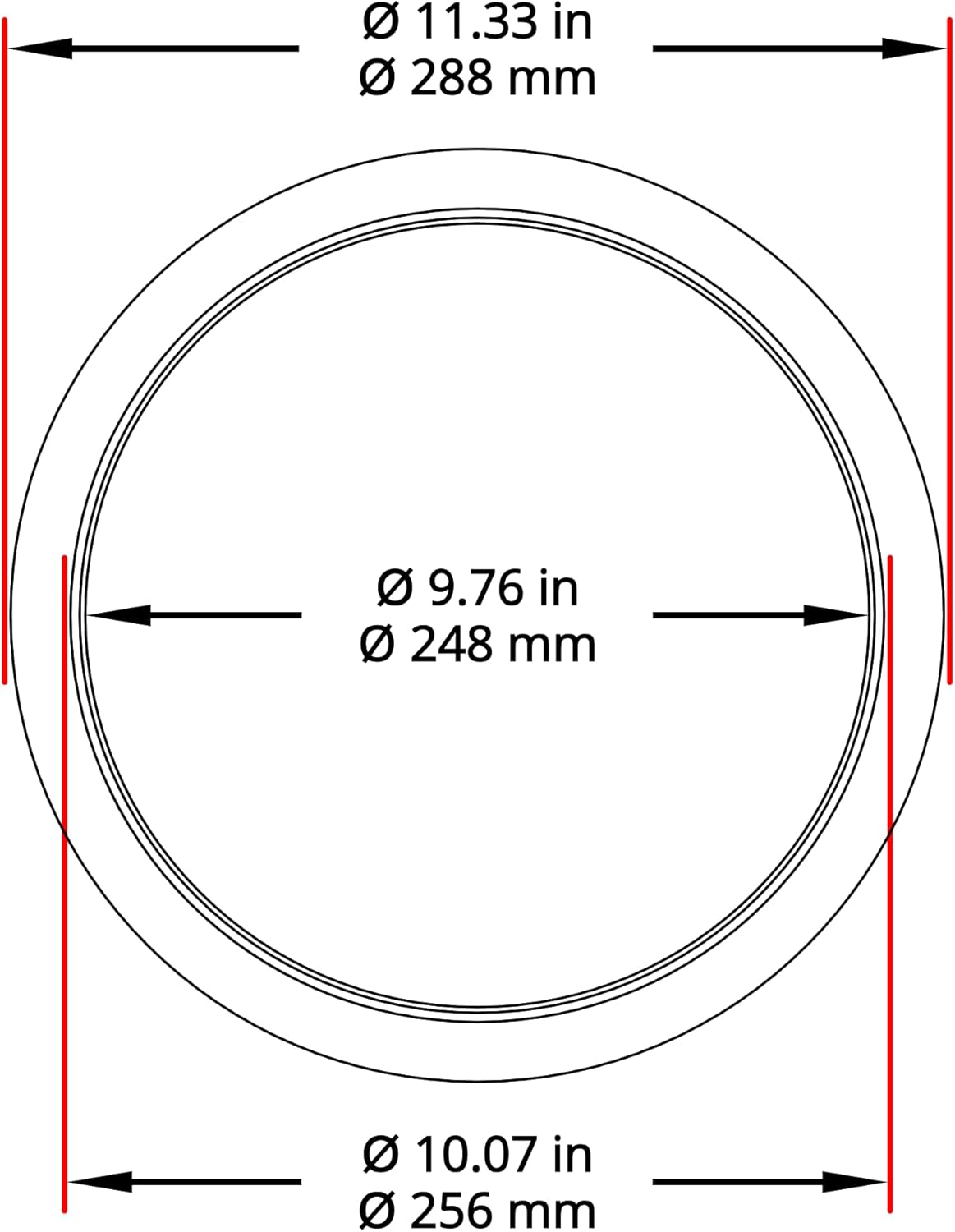 Earthquake RK-C8 V2 New Construction Rough-in Kit for 8-Inch Ceiling Speakers, One Pair