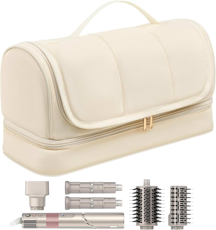 Hanging Hair Dryer Travel Case, Compatible with Dyson Airwra