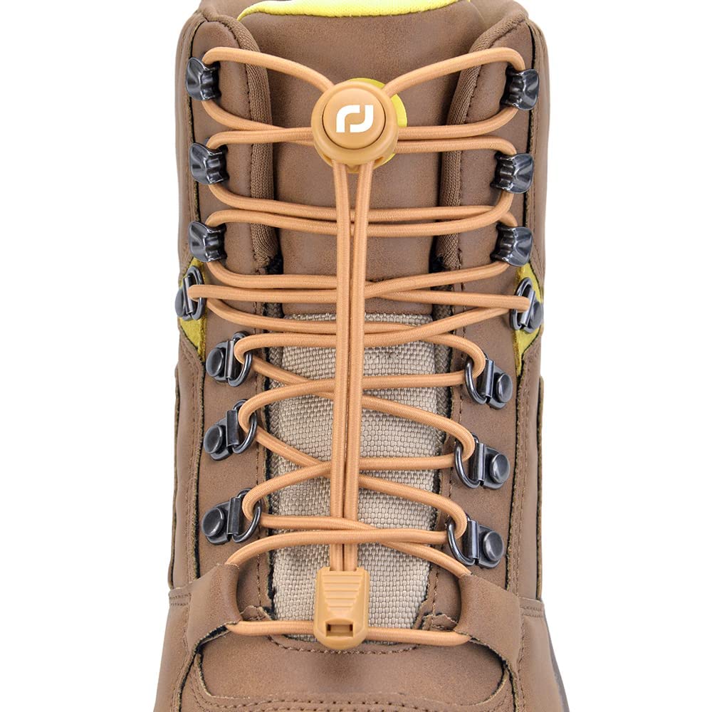 Extra Long No Tie Shoelaces Elastic Tieless Round Boot Laces