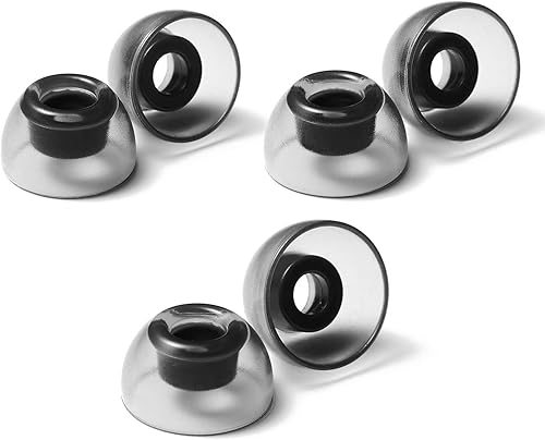 Miniatura 1 de AZLA SednaEarfit Crystal para TWS (tamaño SMSM) 3 pares - Puntas de repuesto para auriculares con cancelación de ruido - para Galaxy Buds 2