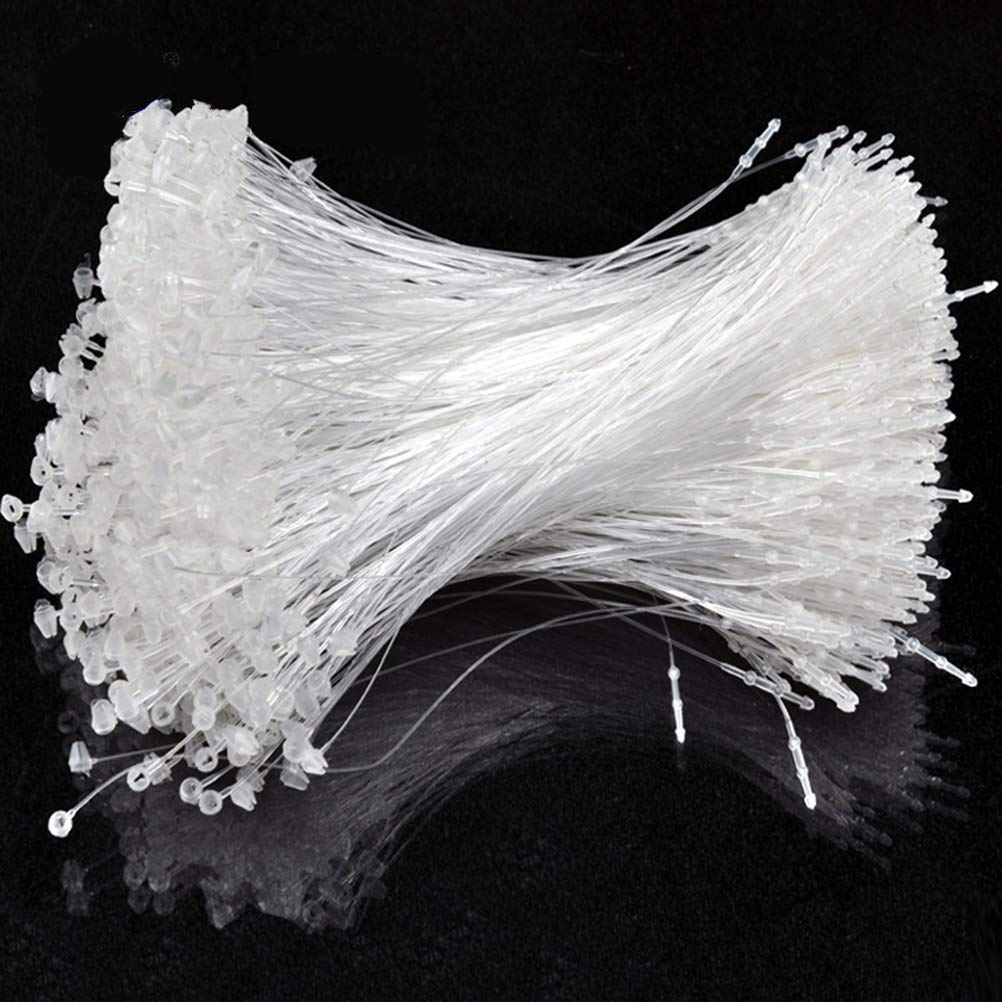 STOBOK Fascette Di Plastica Autobloccanti Per Etichettare Abbigliamento 8 cm 5000 Pezzi Perni Di Sicurezza Loop Per Appendere Tag E Elementi Di Fissaggio Per Scarpe Calze E Gioielli