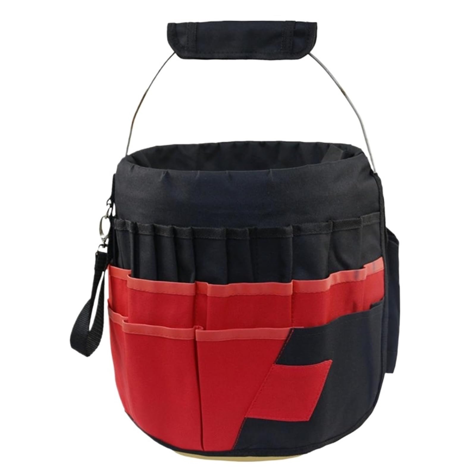 Organizador De Herramientas De Cubo Bolsa de jardinería reutilizable de gran capacidad, bolsa de herramientas de tela Oxford, 42 bolsillos for exteriores, bolsa organizadora de herramientas, suministr