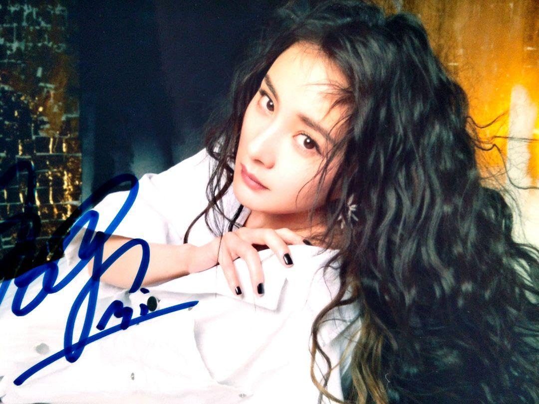 フー・ヤーニン直筆サイン2Lサイズ写真…中国有名歌手… フー・ヤーニン