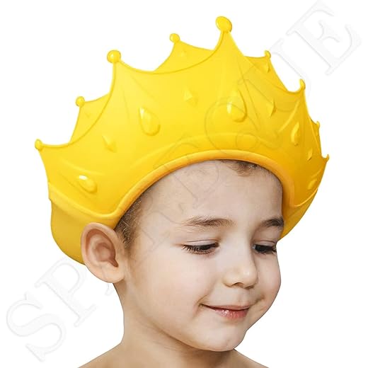 SPAREQUE Baby Bath Shower Cap Waterproof