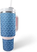 Vista 33 de MightySkins - Funda de fibra de carbono compatible con vaso Stanley The Quencher H2.0 FlowState de 40 onzas, bandana Acabado de fibra de carbono