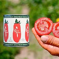 Vista 4 de San Marzano Tomates pelados enteros, 28 onzas (paquete de 6)