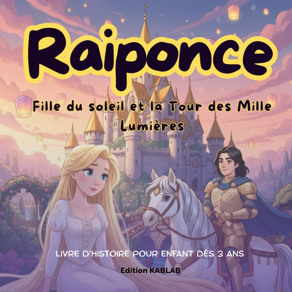 Raiponce.: fille du soleil et la Tour des Mille Lumières.