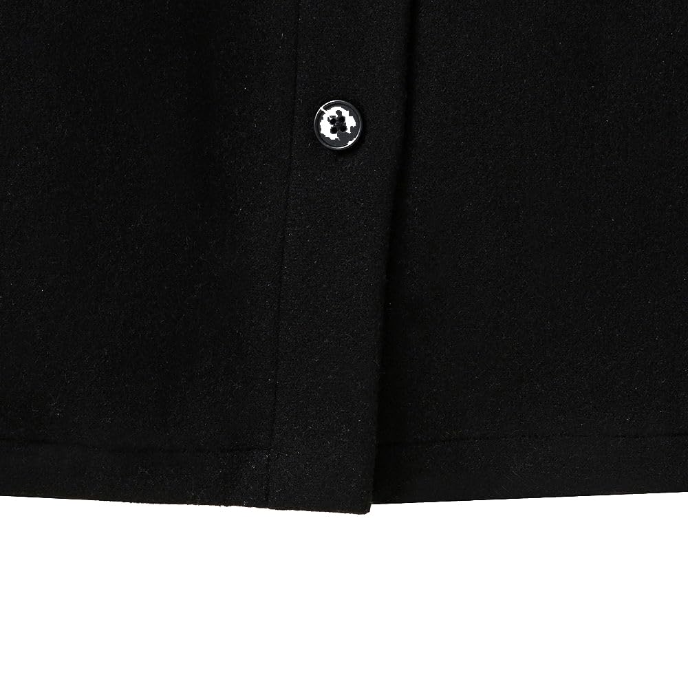 Hopscotch Girls Polyester Mini Coat with Hat In Black Color For Ages (4-5 Years) 3