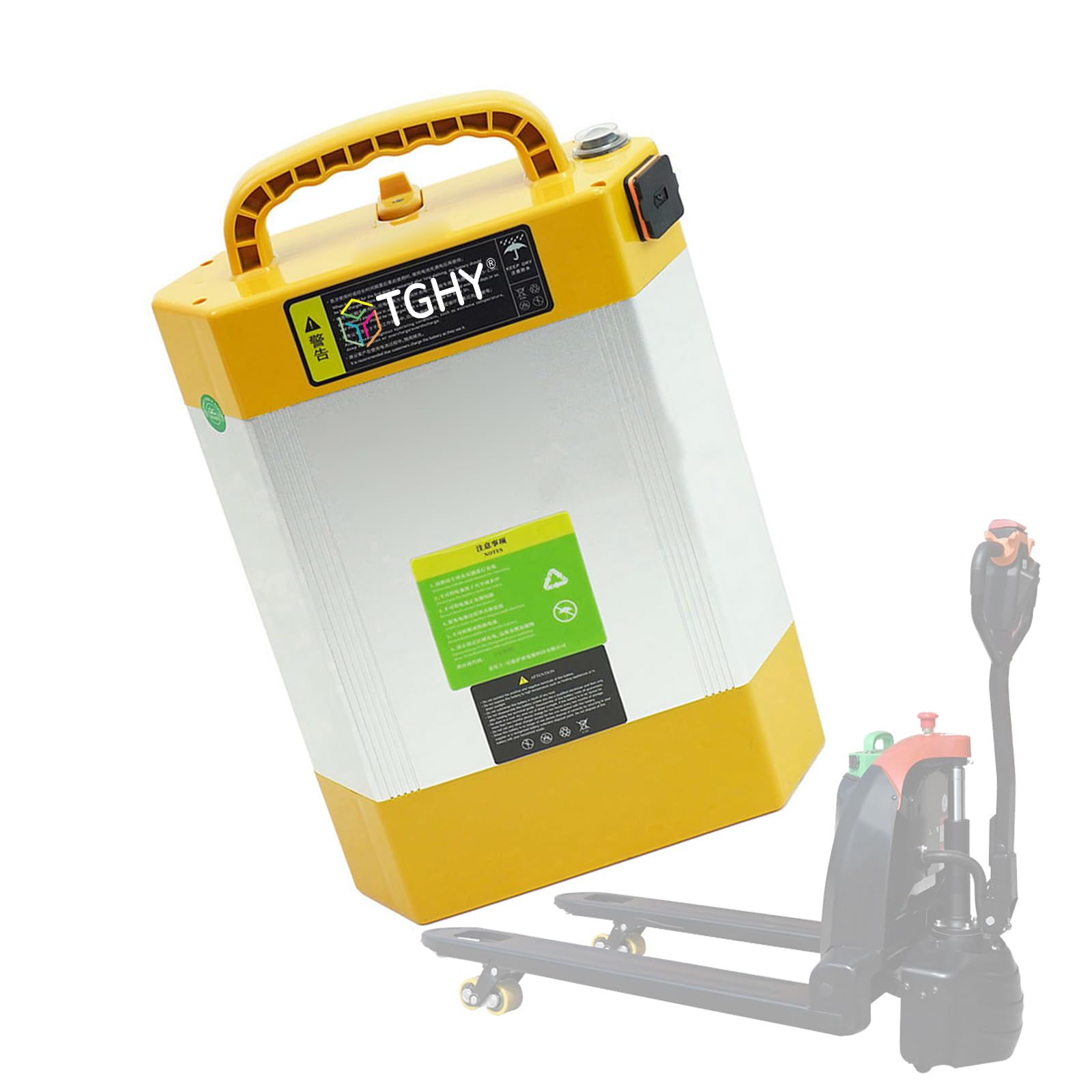 TGHY 24V 28Ah Lithium-Akkupack, 48V 20Ah Staplerbatterie mit CAN-Funktion für Elektrogabelstapler CBD15J-LI2 Zubehör,24v28ah f