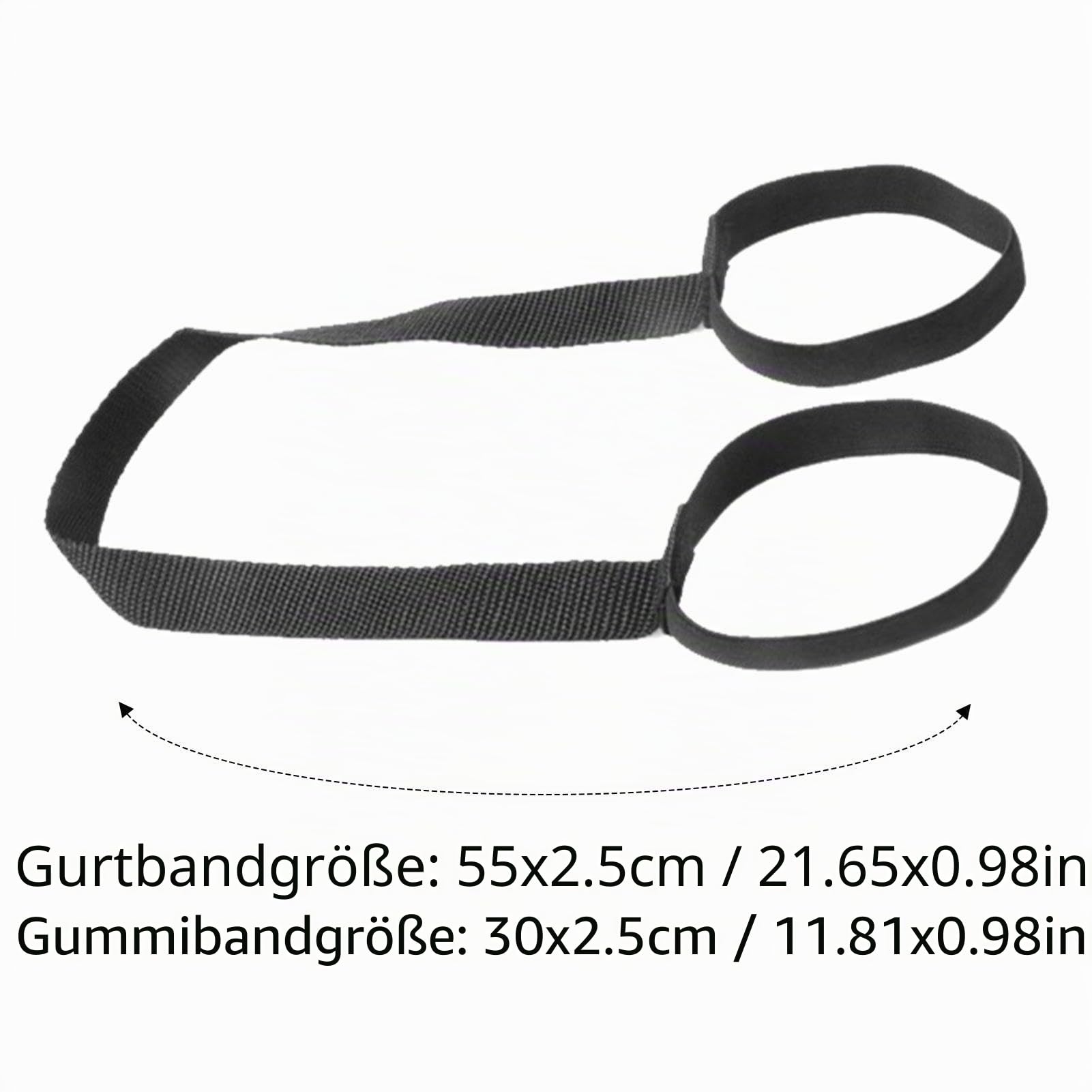 Yogamatten-Tragegurt – Yogamatten-Trageriemen, rutschfestes Stretchband, verstellbar, Mattenhalter, Mehrzweck-Yogamatten-Tragegurt für Yogamatte, Schwarz , 21.65x0.98 inches