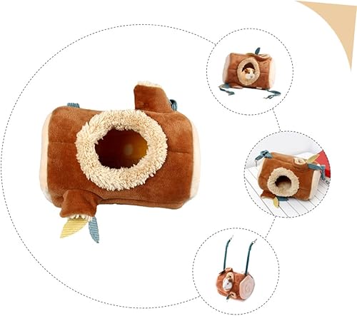 Miniatura 6 de balacoo Cama decorativa para conejillos de indias jaula de accesorios para escondite cálida y pequeña hamaca colgante para ratas casa de nido