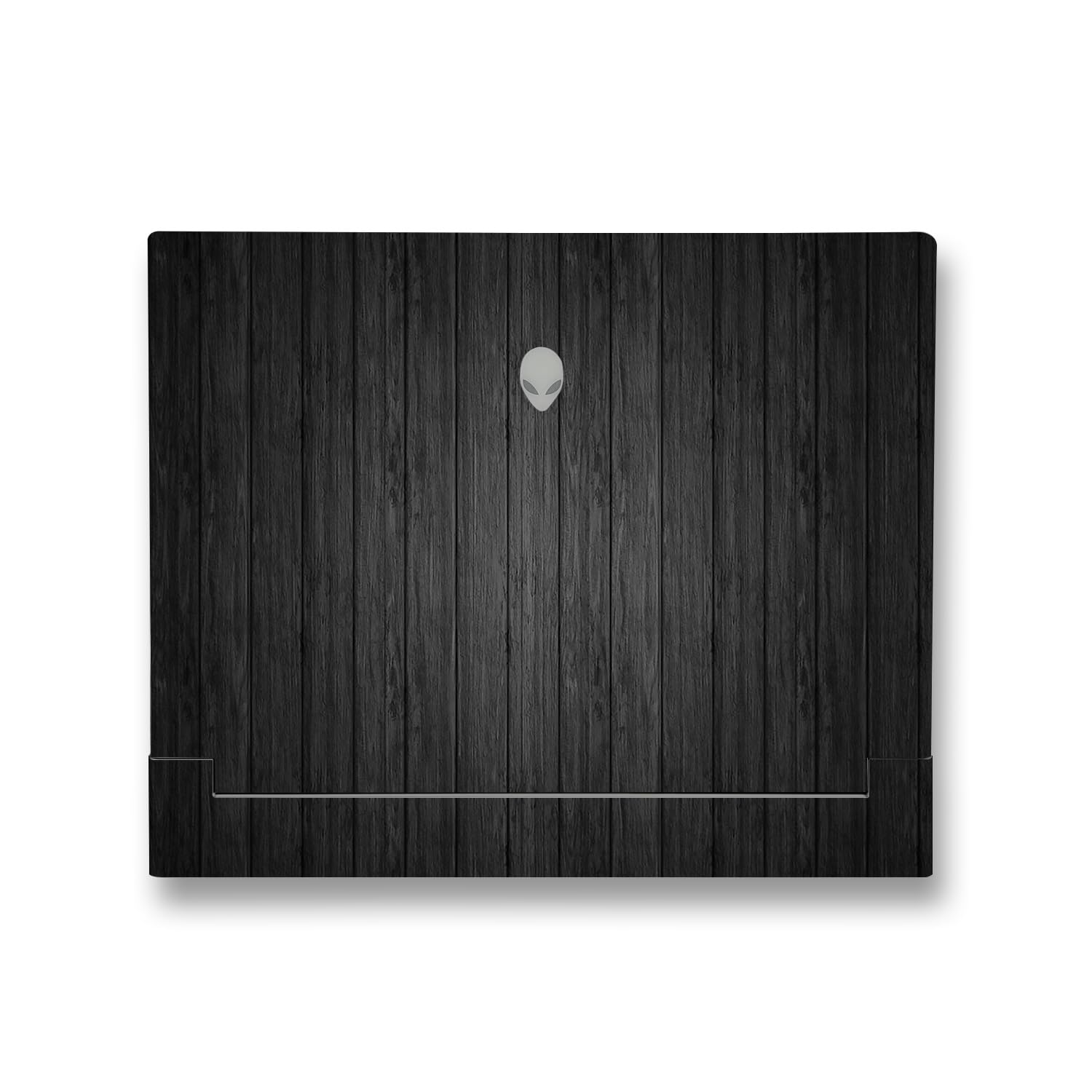 MightySkins Skin Compatible with Alienware X14 R2 (2023) Full Wrap Kit - Black Wood | Protective, Durable, and Unique Vinyl Decal wrap Cover | Easy to Apply &amp; Change Styles | Made in The USA