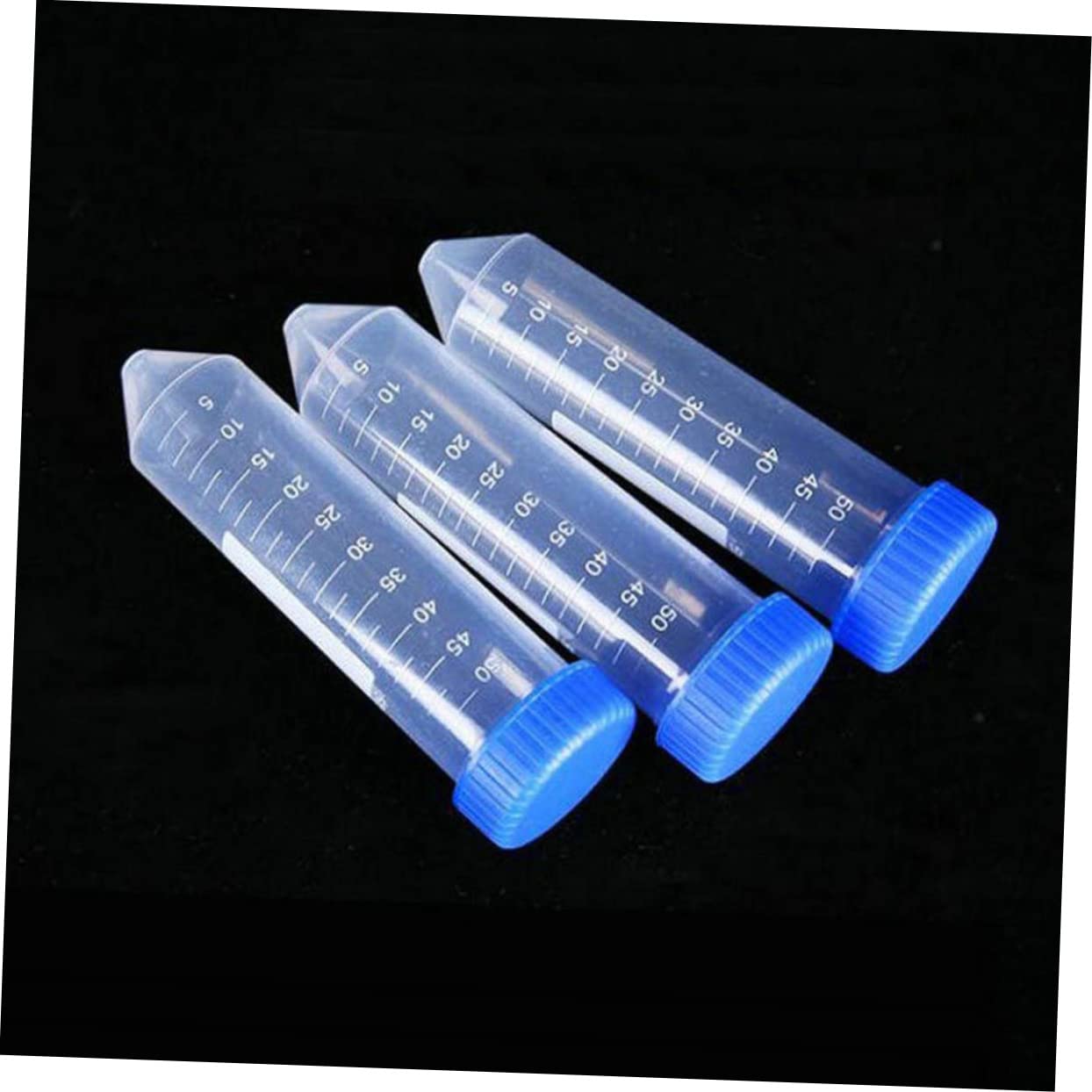 Zerodeko Provette da Centrifuga con Fondo Conico 50ml Blu, 50 Pezzi