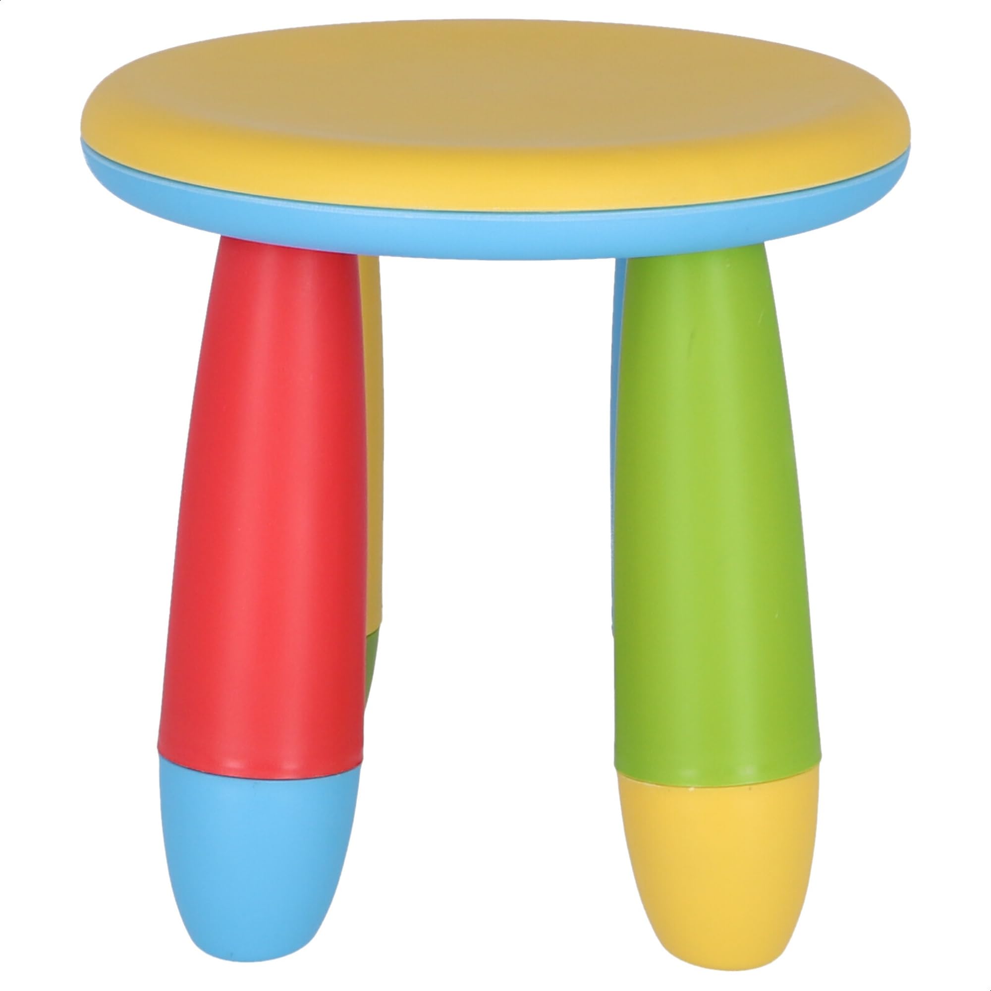 Mueblear 90055 - Sgabello per bambini, in plastica, 20 x 15 x 26 cm giallo