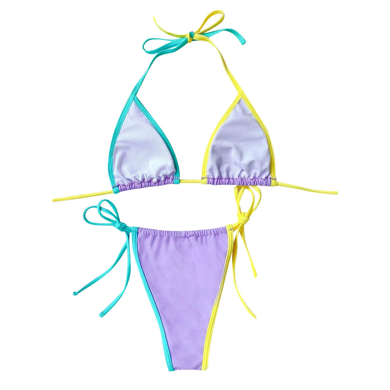 Bikini Femme 2 Pieces Maillot de Bain Femme Sexy -Up Bikini Maillot De Bain Beachwear Femmes Maillots Ensemble Maillots Tankinis Jupe Shorty