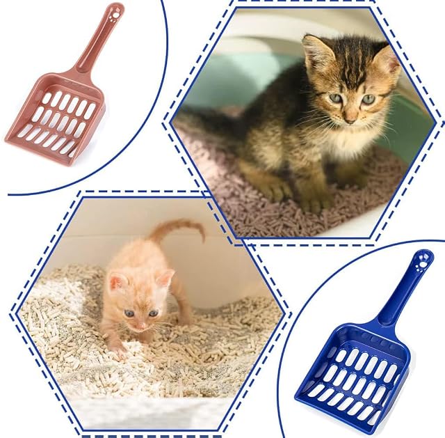 Foto 3 de 5 de Wxinsheng Pala Arenero Gato,3 Pieza Pala de Plástico para Arena de Gatos,Herramienta de Limpieza…