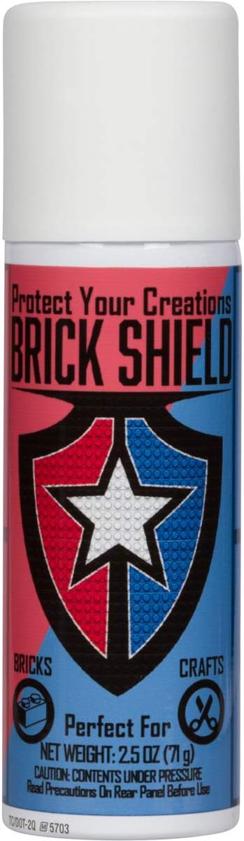 BrickShield Plastic Lego Glue Spray, Designed for Lego's and Other Blocks