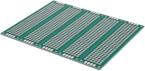 Miniatura 3 de Heyiarbeit Placa PCB de doble cara de 0.8x3.1 in, estañada a través de agujeros, circuito impreso universal, placa proto para soldadura de