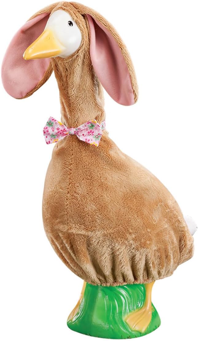 Gaggleville Brown Bunny Goose Outfit, Fits Large 23" H Statue, by Fox Valley Traders