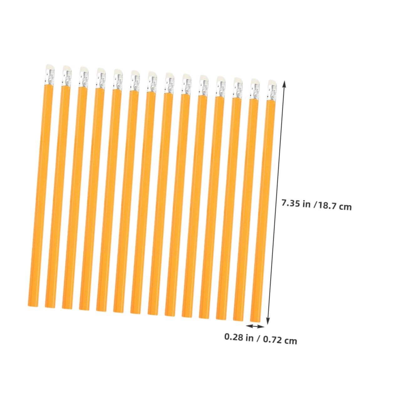 Operitacx 100pièces Crayons Hb Avec Gomme Pour Étudiants Pencils Pour Écriture Et Dessin