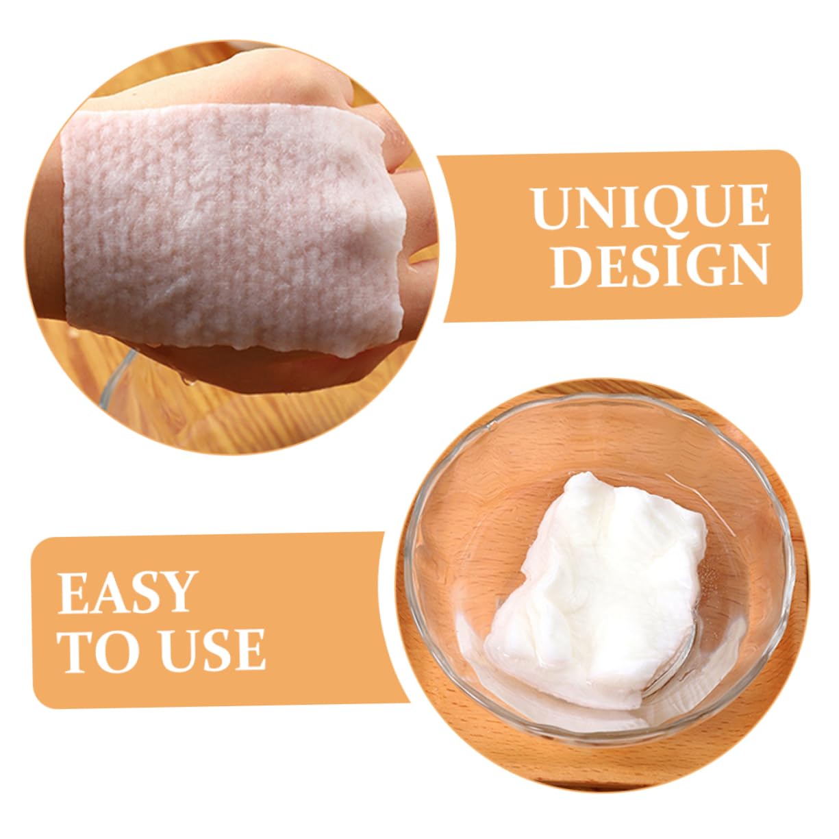1packung Compressed Facial Cleansing Pads Gewebte Makeup Pads Für Effektive Gesichtsreinigung Sanft Zur Haut Für Make-up Entfernen Und Hautpflege
