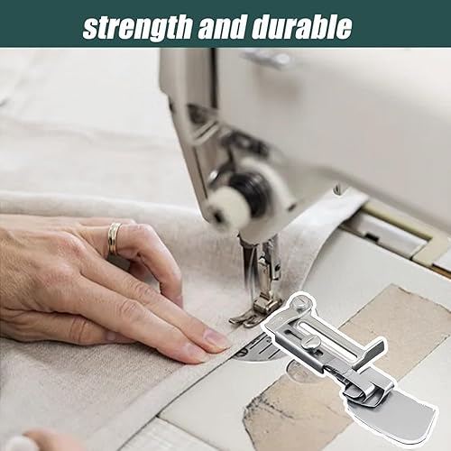 Miniatura 4 de Pie de dobladillo enrollado para coser ajustable, nuevo juego de pies enrollados de 0.472-0.787 in, 0.591-0.984 in, juego de pies enrollados