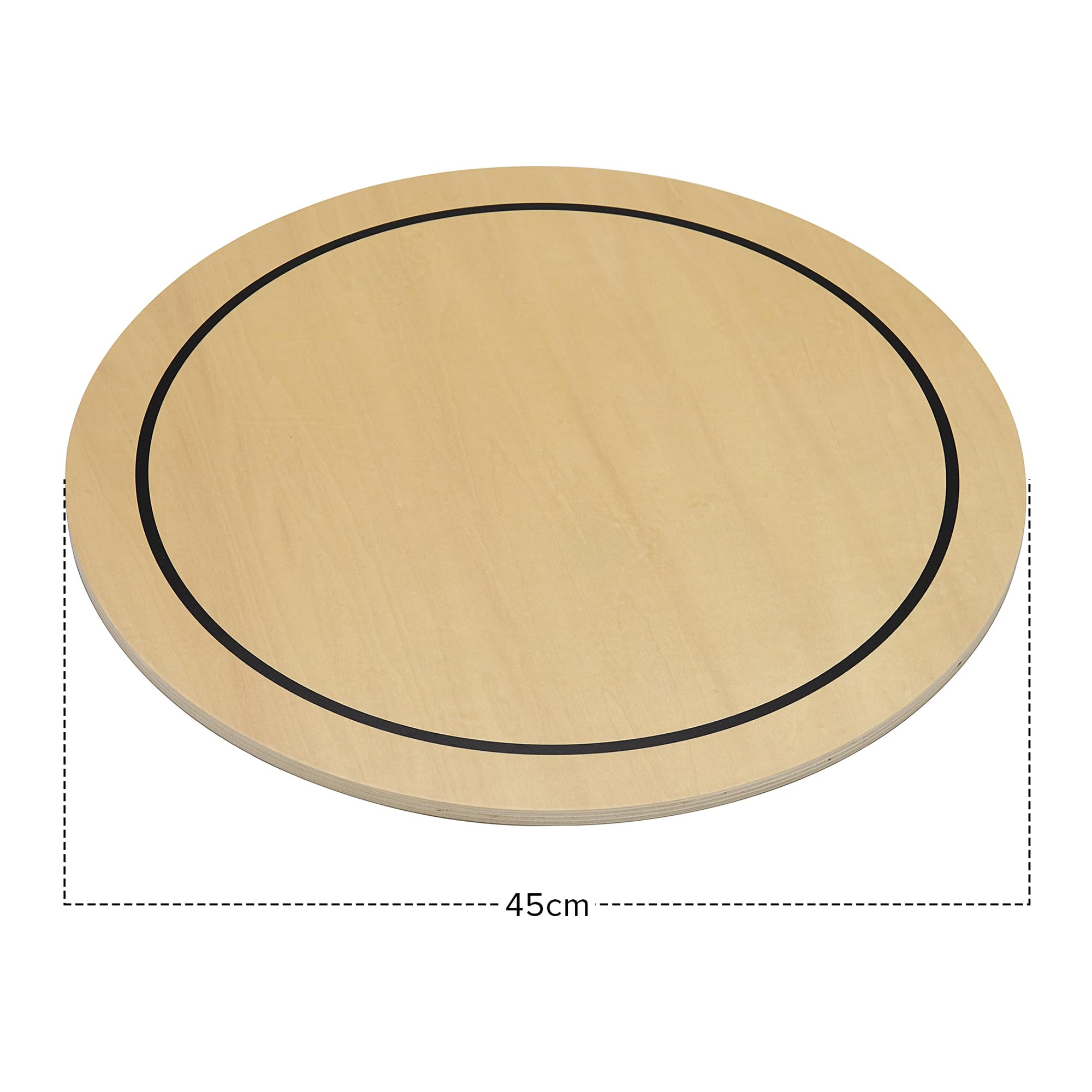 Planche Systémique - Bois de hêtre de Haute qualité - Planche familiale pour Constellations Coaching systémique Supervision Modération - Planche relationnelle (Ronde)